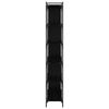 vidaXL B&uuml;cherregal Schwarz Eichen-Optik 76 x 32 x 192 cm Holzwerkstoff
