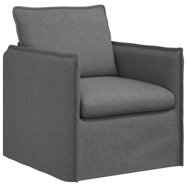 vidaXL Sofa 2 pcs Dunkelgrau