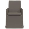 vidaXL Esszimmerst&uuml;hle 2 pcs Hellgrau 57 x 67 x 95 cm Leinen