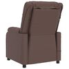 vidaXL Massagesessel Braun Kunstleder