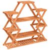 vidaXL Blumenst&auml;nder 110x25x105 cm Massivholz Tanne