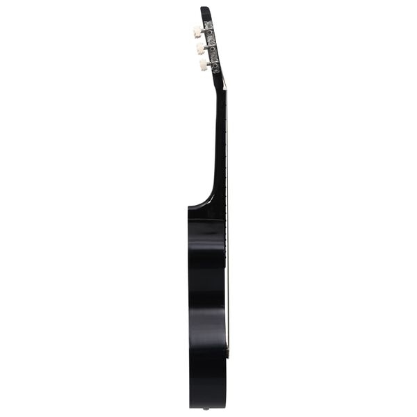 vidaXL Klassikgitarre f&uuml;r Anf&auml;nger mit Tasche Schwarz 3/4 36"