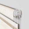 vidaXL Doppelrollo Marmorbeige 115x200cm Stoffbreite 110,9 cm Polyester