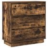 vidaXL Nachttisch Ger&auml;ucherte Eiche 71 x 34,5 x 75 cm Holzwerkstoff