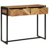 vidaXL Konsolentisch Braun 90 x 35 x 75 cm Massivholz Akazie