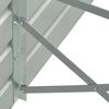 vidaXL Garten-Hochbeet Verzinkter Stahl 400x80x45 cm Braun