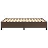 vidaXL Bettgestell Braun 140x190 cm Kunstleder