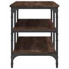 vidaXL Schuhbank Braun Eichen-Optik 100x38,5x49 cm Holzwerkstoff