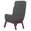 vidaXL Relaxsessel Dunkelgrau Stoff