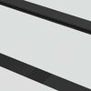 vidaXL Schiebet&uuml;r mit Beschlag Schwarz 90x205 cm ESG-Glas