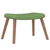 vidaXL Relaxsessel mit Hocker Hellgr&uuml;n Samt
