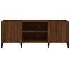 vidaXL Plattenschrank Braun Eichen-Optik 121x38x48 cm Holzwerkstoff