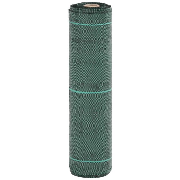 vidaXL Unkrautvlies Gr&uuml;n 0,5x25 m PP