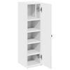 vidaXL Badezimmerschrank mit Rollenhalter Wei&szlig; 20,5x22x72 cm
