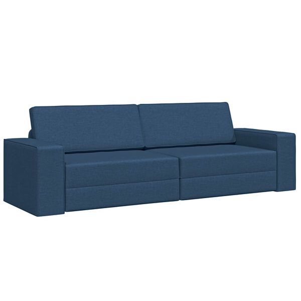 vidaXL Schlafsofa 200cm Marineblau Stoff