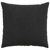 vidaXL Sofakissen 2 St&uuml;ck Schwarz 50 x 50 cm Cordstoff