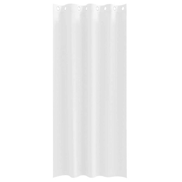 vidaXL Verdunkelungs-Vorh&auml;nge mit Ringen 2 pcs Reinwei&szlig; 245 x 140 cm