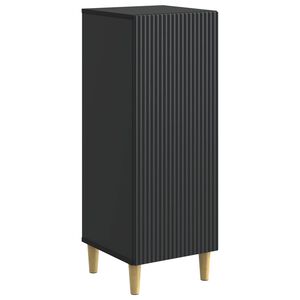 vidaXL Sideboard Schwarz 33 x 34,5 x 90 cm Holzwerkstoff