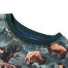 Kinder-Sweatshirt Dunkelgr&uuml;n 104