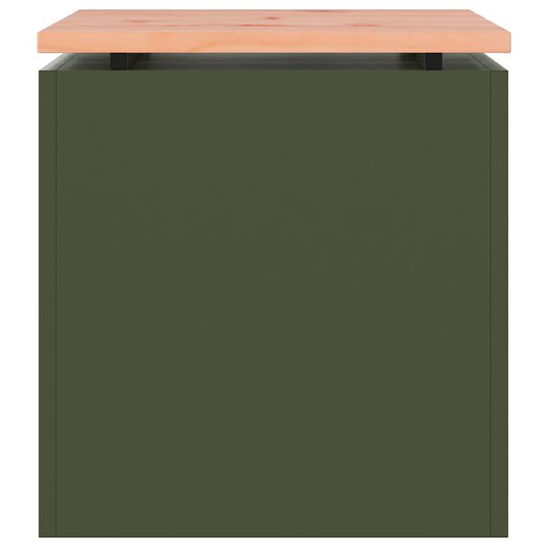 vidaXL Gartenbank Olive Gr&uuml;n 40 x 40 x 43 cm