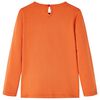 Kinder-Langarmshirt Dunkelorange 104