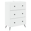 vidaXL Schubladenschrank Wei&szlig; 66 x 34,5 x 90 cm Holzwerkstoff