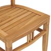 vidaXL 7-tlg. Garten-Essgruppe Massivholz Teak