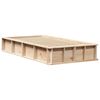 vidaXL Bettrahmen Braun 90 x 200 cm Massives Kiefernholz