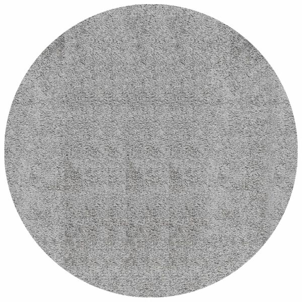 vidaXL Shaggy-Teppich PAMPLONA Hochflor Modern Grau &Oslash; 240 cm