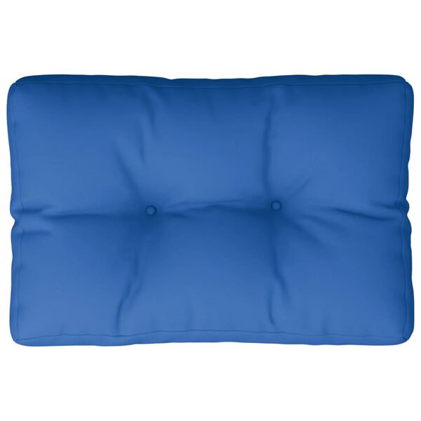 vidaXL Palettenkissen K&ouml;nigsblau 60x40x12 cm Stoff