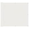 vidaXL Balkonsichtschutz Wei&szlig; 100 x 700 cm Oxford-Stoff