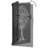 vidaXL Gartentor 85x200 cm Cortenstahl Baum-Design