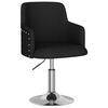 vidaXL Esszimmerst&uuml;hle 2 Stk. Schwarz Stoff
