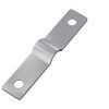 vidaXL Einschlagplatte 12 pcs Silber 50 x 10 x 1,2 mm Eisen