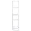 vidaXL Blumenst&auml;nder 5-Etagen 43x22x98 cm Wei&szlig; Metall