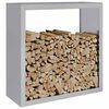 vidaXL Brennholzregal 100x40x100 cm Verzinkter Stahl