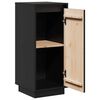 vidaXL Sideboards 2 Stk. Schwarz 31,5x34x75 cm Massivholz Kiefer