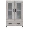 vidaXL Highboard Grau Sonoma 69,5x31x115 cm Holzwerkstoff
