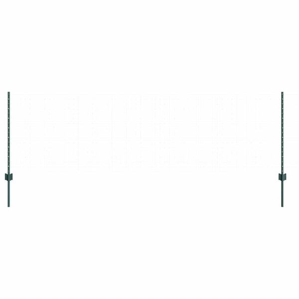 vidaXL Zaunpfosten 5 pcs Gr&uuml;n 120 cm Stahl