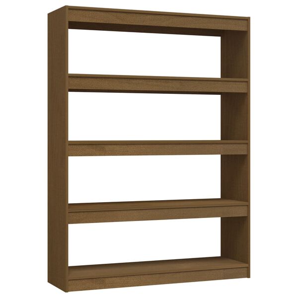 vidaXL B&uuml;cherregal/Raumteiler 100x30x135,5 cm Massivholz Kiefer