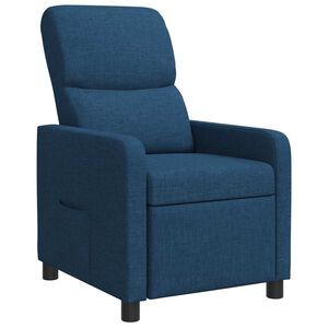 vidaXL Liegesessel Blau Polyester