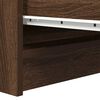 vidaXL Sideboard Braun Eichen-Optik 37,5x35x76 cm Holzwerkstoff