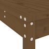 vidaXL 5-tlg. Garten-Essgruppe Honigbraun Massivholz Kiefer