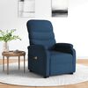 vidaXL Massagesessel mit Aufstehhilfe Blau Stoff