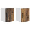 vidaXL Wandschrank PORTO 2 stk. Altholz 30 x 31 x 40 cm Holzwerkstoff