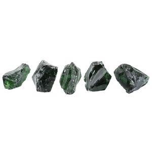 vidaXL Gabionensteine aus Glas Gr&uuml;n 60-120 mm 25 kg
