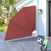 vidaXL Faltbarer Balkonf&auml;cher Terracotta-Rot 210&times;210 cm
