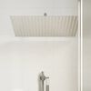 vidaXL Regenbrause Edelstahl 304 50x50 cm Quadrat