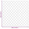 vidaXL Sommerdecke Hellgrau und Anthrazit 240 x 260 cm Mikrofaser