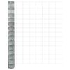 vidaXL Feldzaun Silber 25 x 1,4 m Verzinkter Stahl